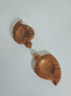 Two marble ashtrays Italy 70s Mid-Century Modern