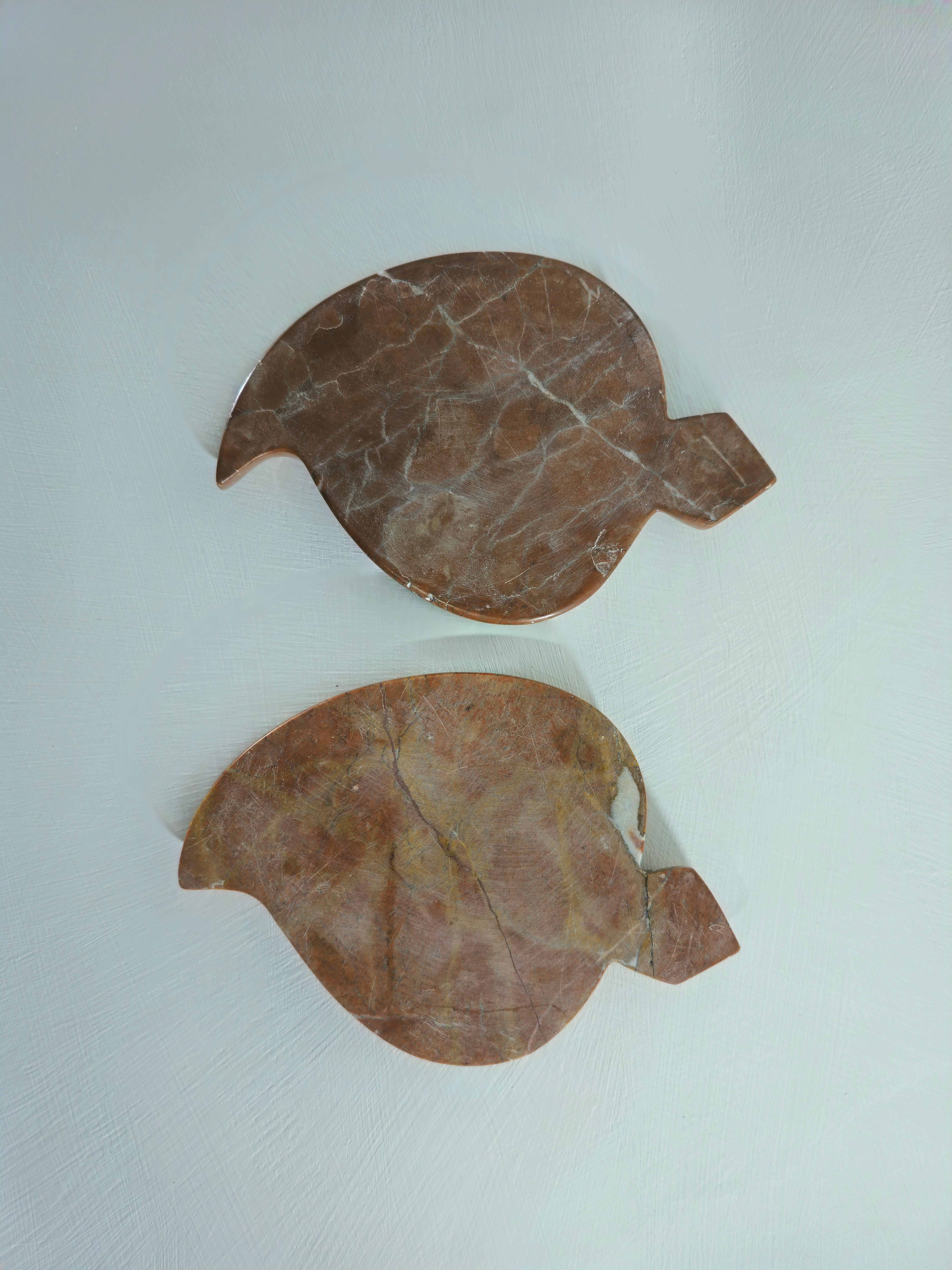 Two marble ashtrays Italy 70s Mid-Century Modern For Sale 2
