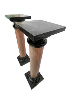 Two marble columns, 20th century