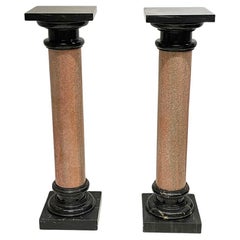 Two marble columns, 20th century