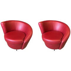 Two Martin Bergmann & Gernot Bohmann for Walter Knoll Sessel Lounge Armchairs
