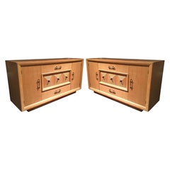 Two Matching French Art Deco Credenzas or Sideboards Attributed to Maxime Old