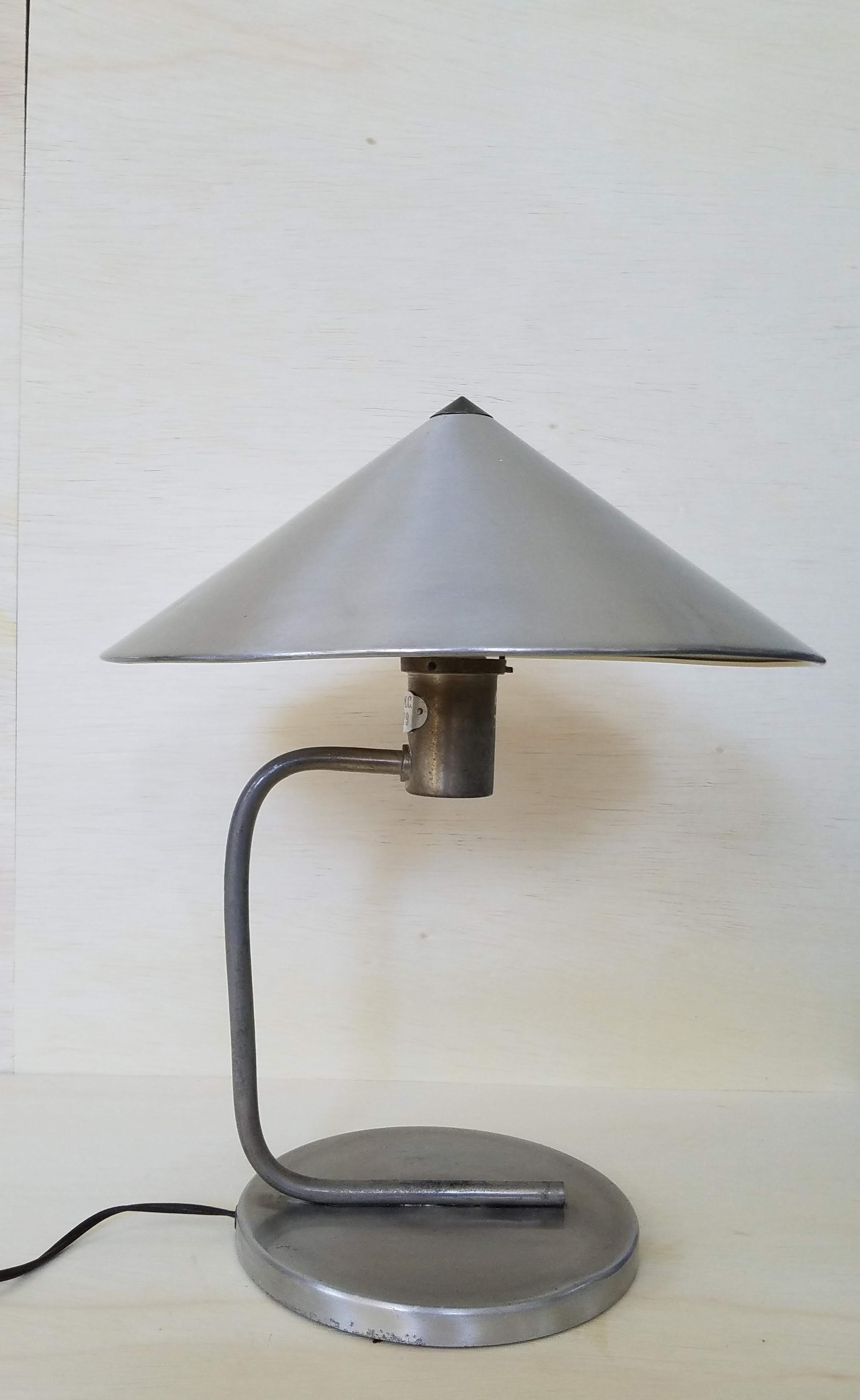 Mid-20th Century Two Matching Walter Von Nessen Table Lamps, c. 1938 For Sale