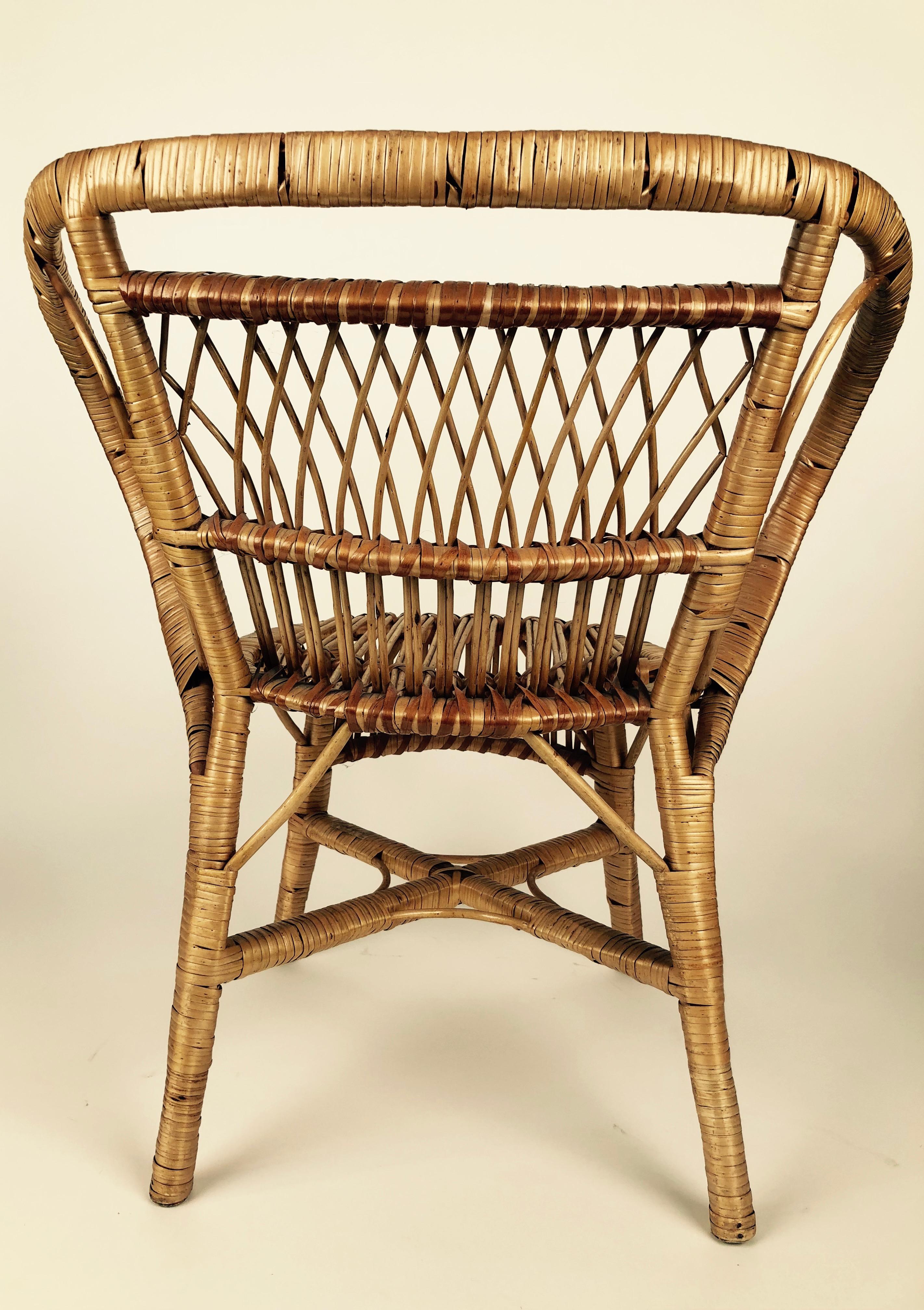 1960 wicker chairs