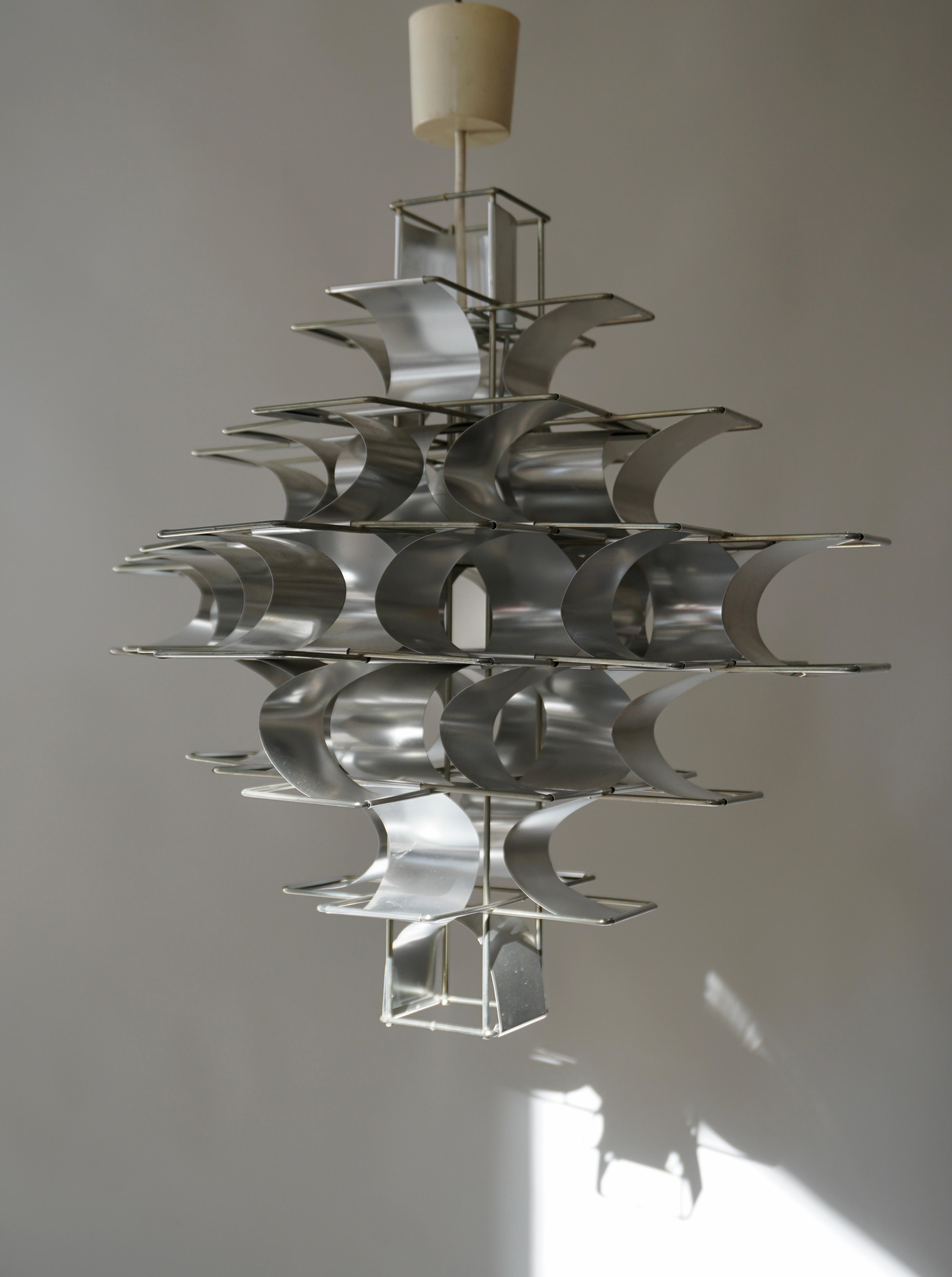 Due lampadari Max Sauze Cassiopé, anni '70 in vendita 2