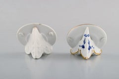 Werbeteller aus handbemaltem Porzellan von Meissen