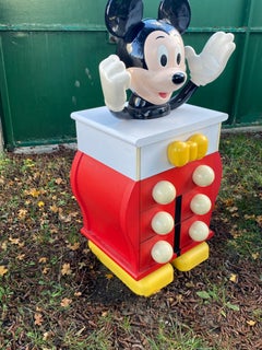 Two  Mickey Mouse Chest of Drawers by Pierre Colleu for Disney by Starform