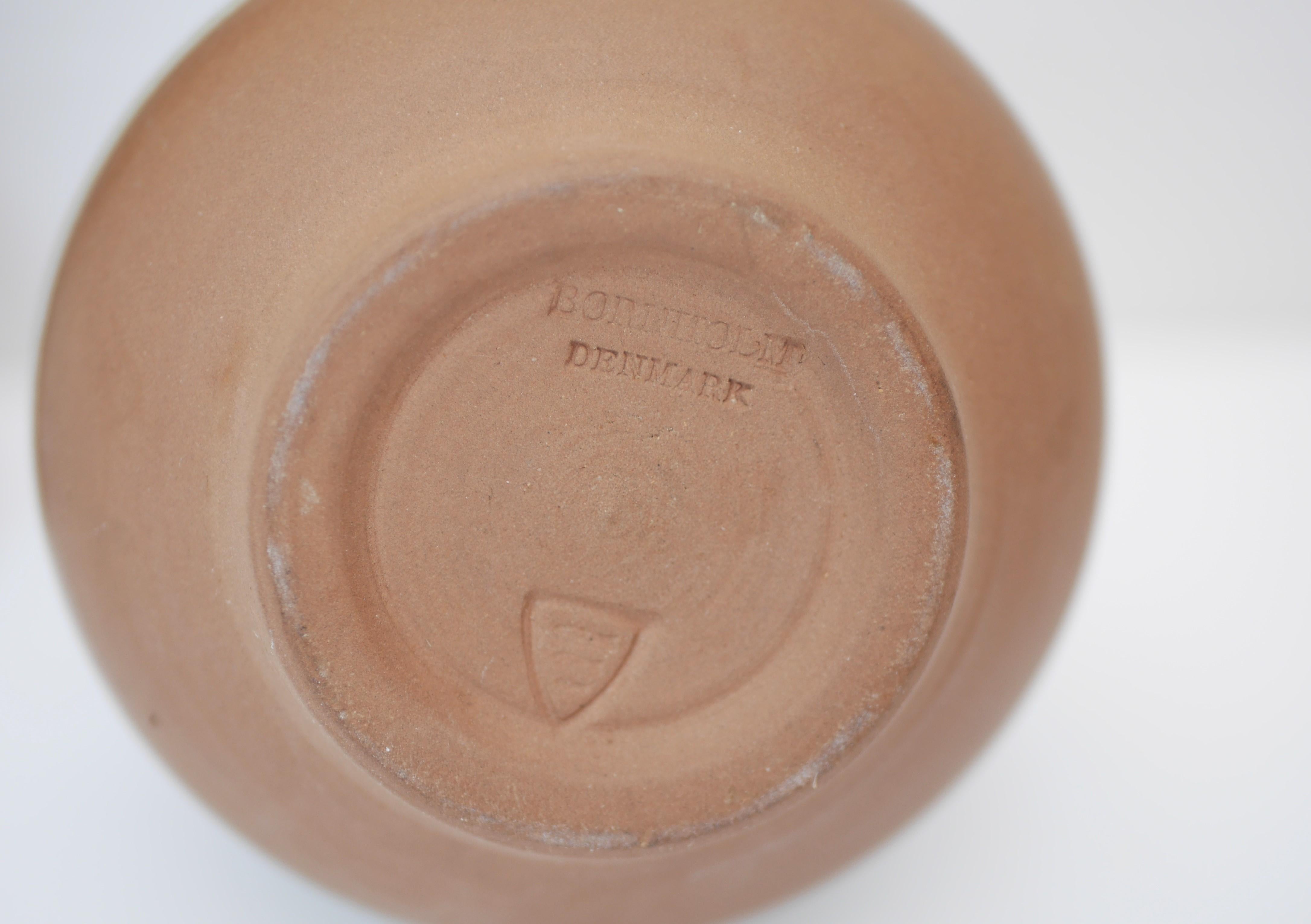 Vases scandinaves modernes vintage bleus de Michael Andersen, Bornholm, Danemark. en vente 4