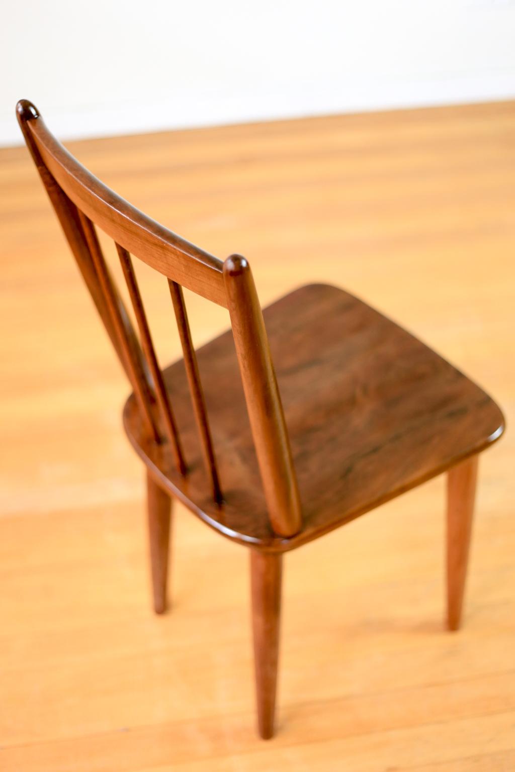 Two Mid Century 'Karin' Dining Chairs by E.E. Meyer for Binnehuis, South Africa In Good Condition For Sale In Cape Town, Western Cape