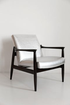 Two Mid Century Metalic Pineapple Leather GFM 64 Armchairs, Homa, Europe, 1960s