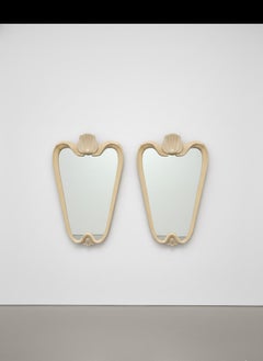 Two Mid-Century Mirrors, Paolo Buffa Style,  Italy, 1950s