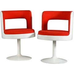 Vintage Two Mid-Century Modern 1970s Easy Chairs from Finland