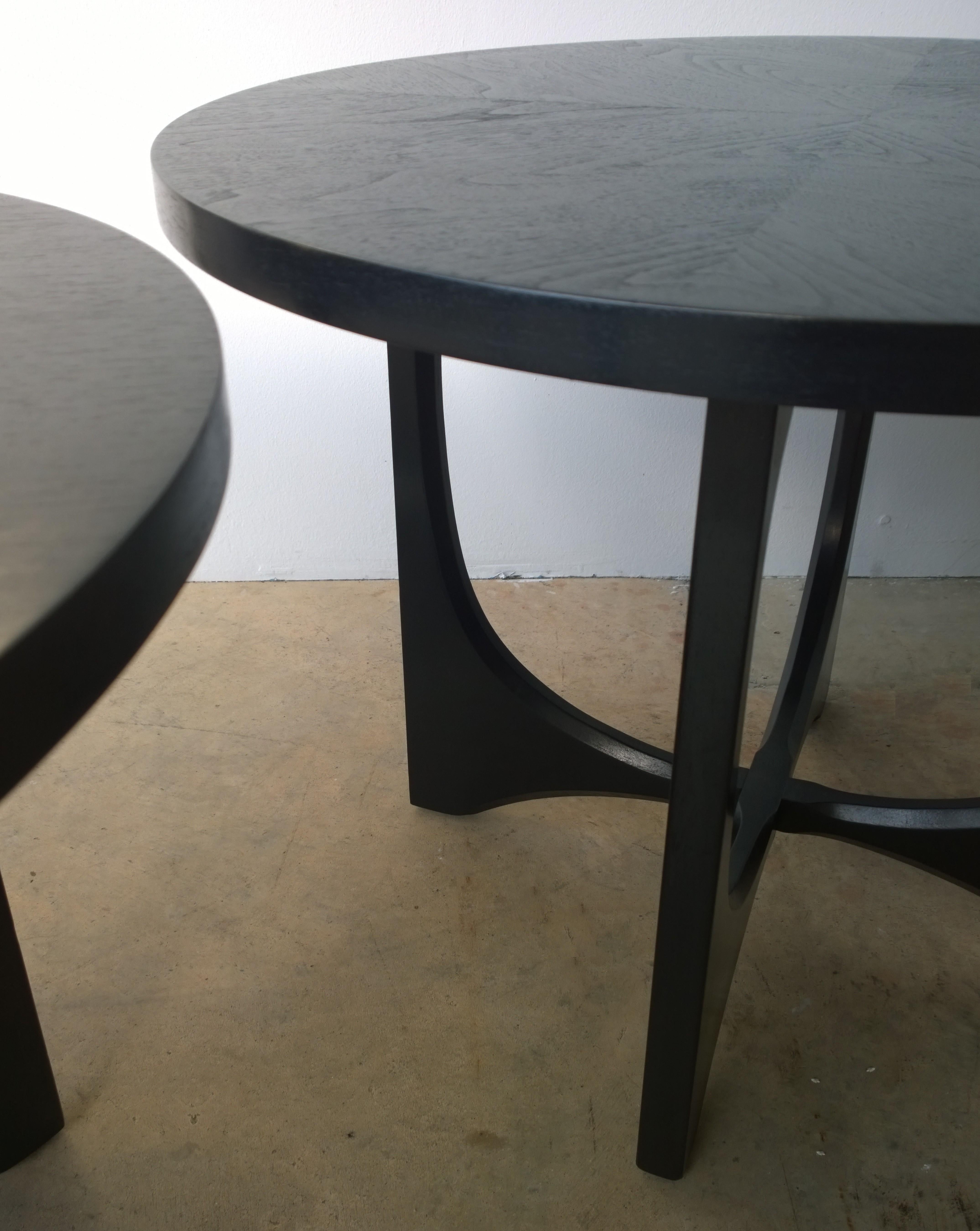 20th Century 2 Mid-Century Modern Broyhill Brasilia Wood Side /End / Occasional Coffee Tables