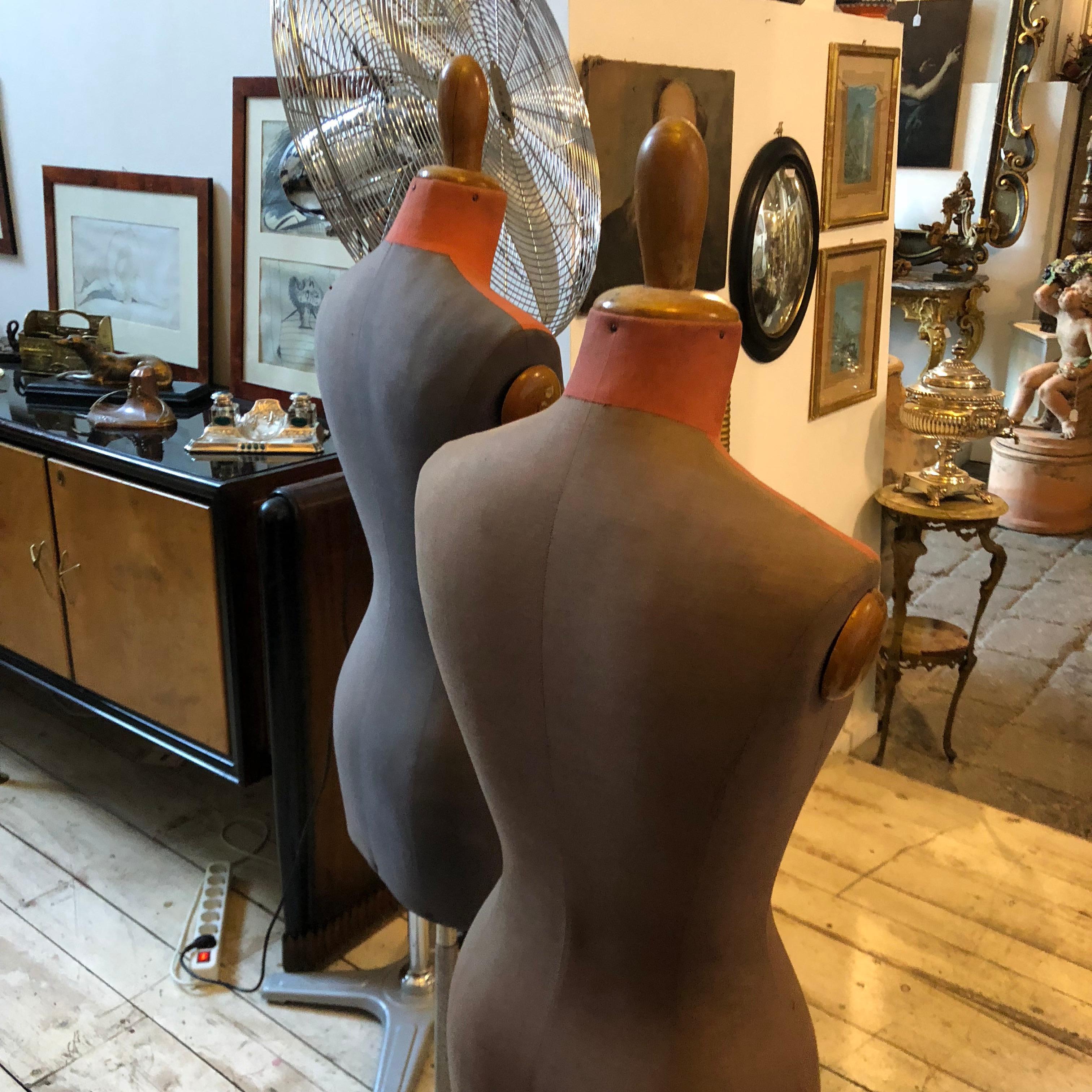 Two Mid-Century Modern Italian Tailor's Mannequins, circa 1950 14