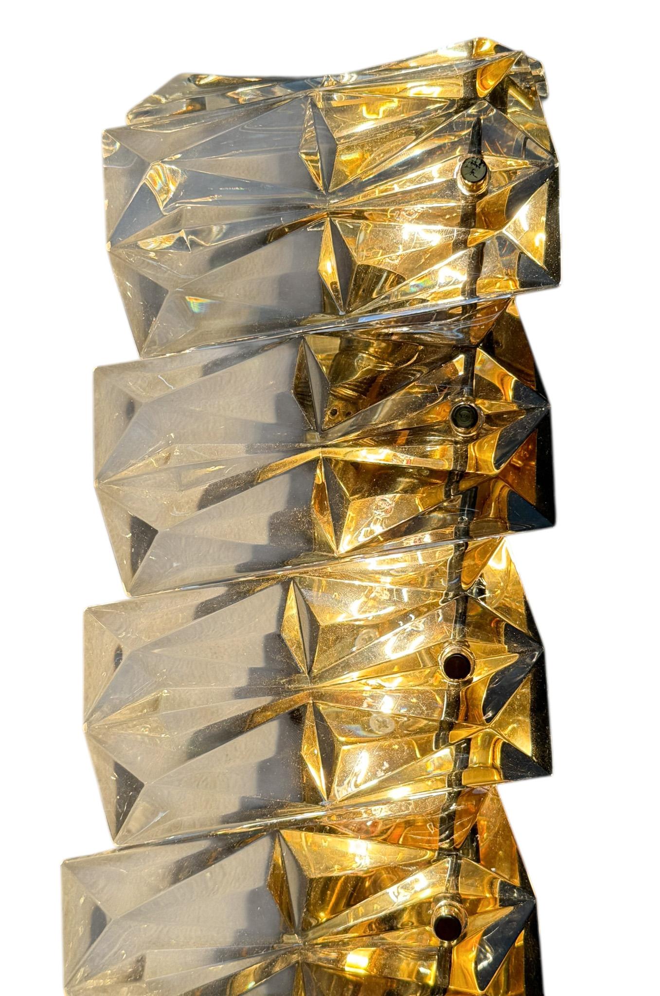 Two Mid-Century Modern Murano Glass Wall Lights or Sconces, 1960s For Sale 2