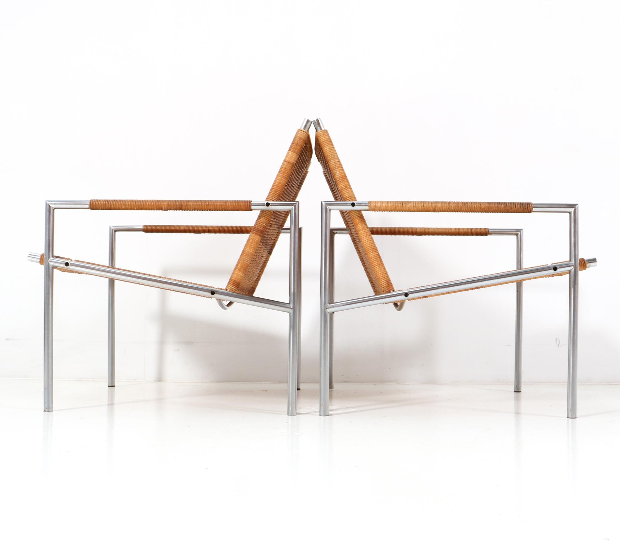 Mid-20th Century Two Mid-Century Modern SZ01 Lounge Chairs by Martin Visser for 'T Spectrum