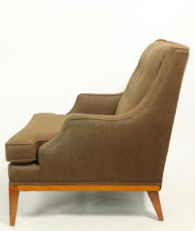 Two Mid Century  Mr. & Mrs. Club Lounge Chairs Attributed to Gimson Slater For Sale 5