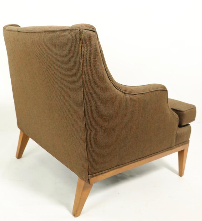 20th Century Two Mid Century  Mr. & Mrs. Club Lounge Chairs Attributed to Gimson Slater For Sale