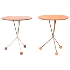 Two  Midcentury Side Tables in Teak by Albert Larsson, 1960s