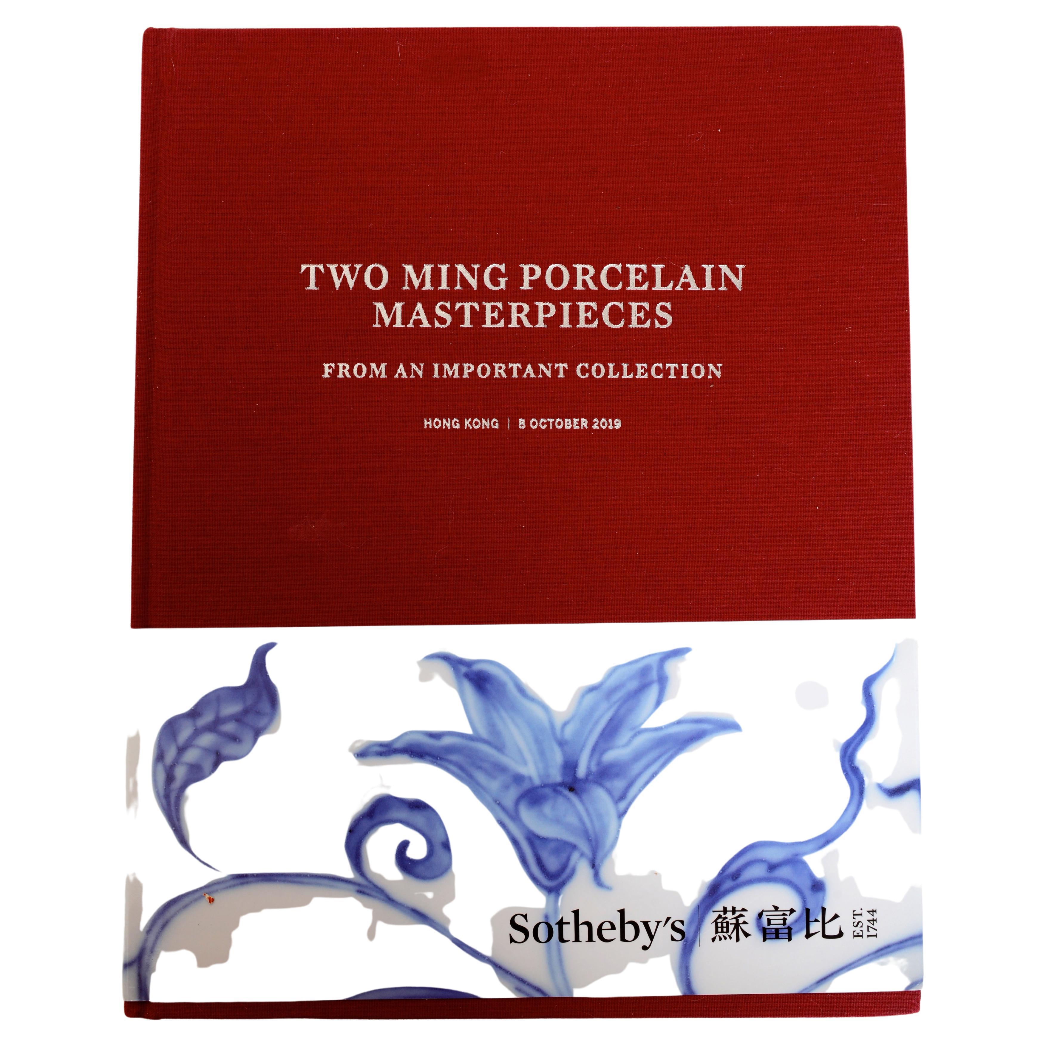 Two Ming Porcelain Masterpieces from an Important Collection Sotheby's Hong Kong