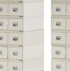 Two mobile filing cabinets
