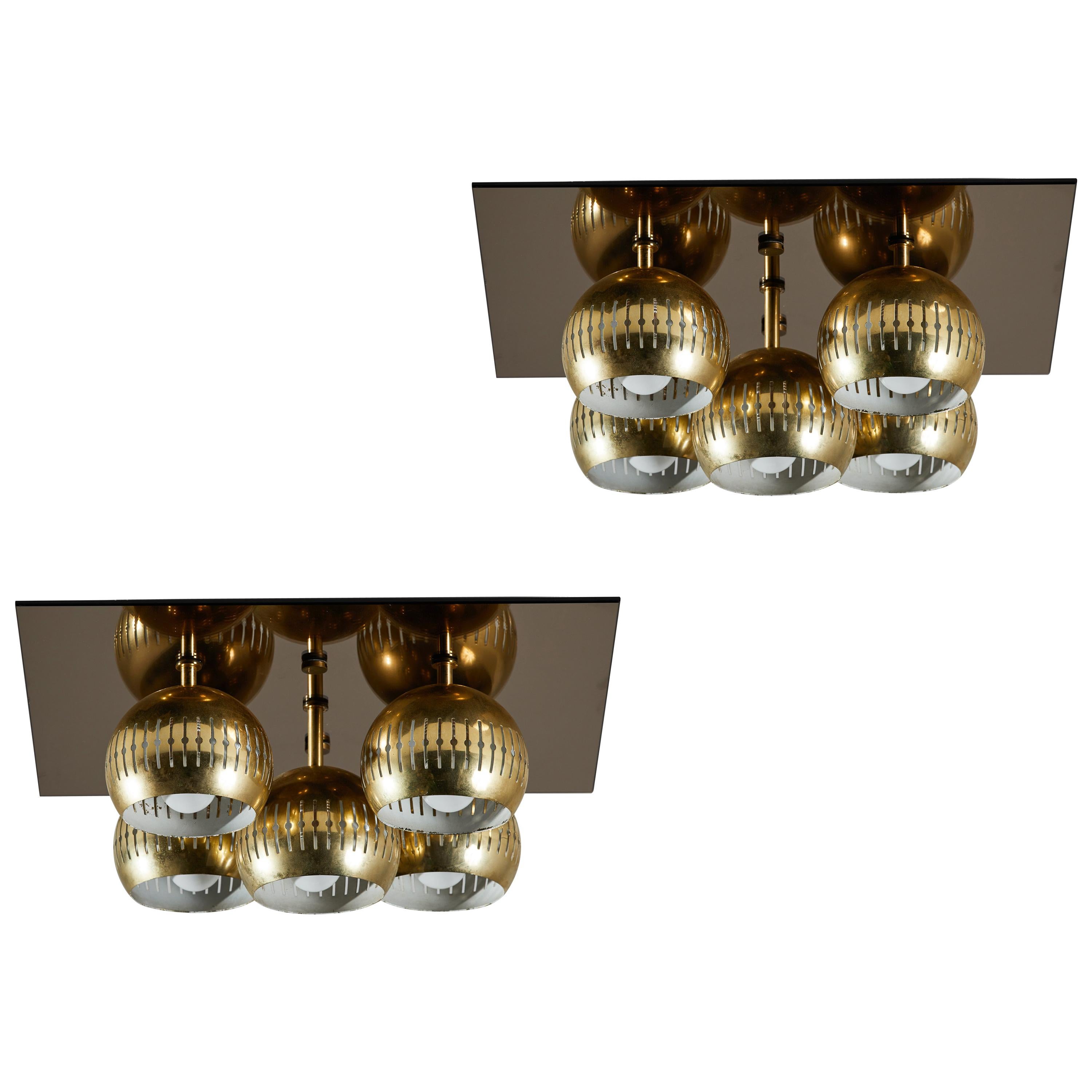 Two Model 14164 Wall or Ceiling Lights by Arredoluce