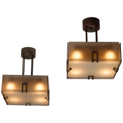 Two Model 2098 by Max Ingrand for Fontana Arte