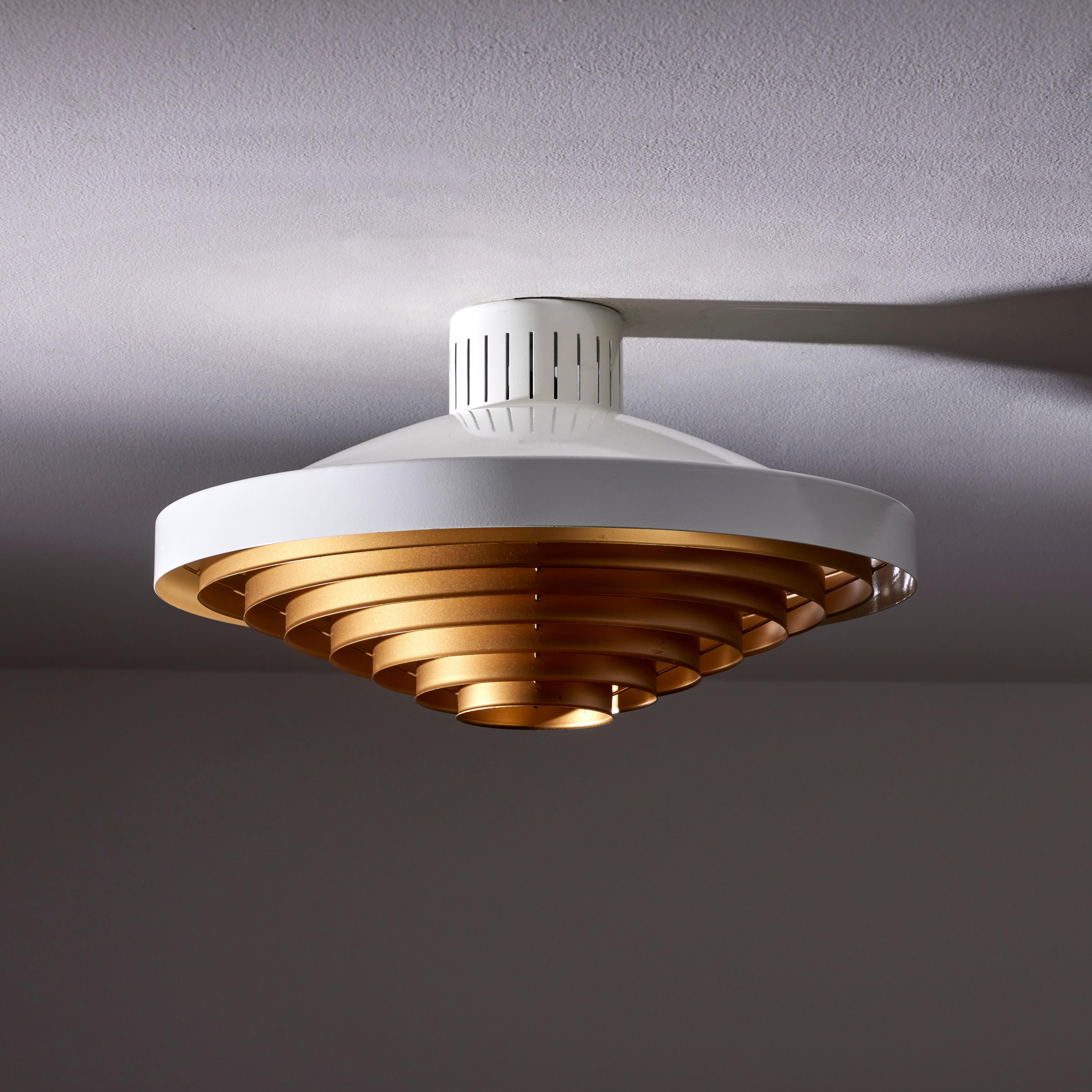 Mid-20th Century Two Model 5560/Z200 Flush Mount Ceiling Lights by Lisa Johansson-Pape for Orno