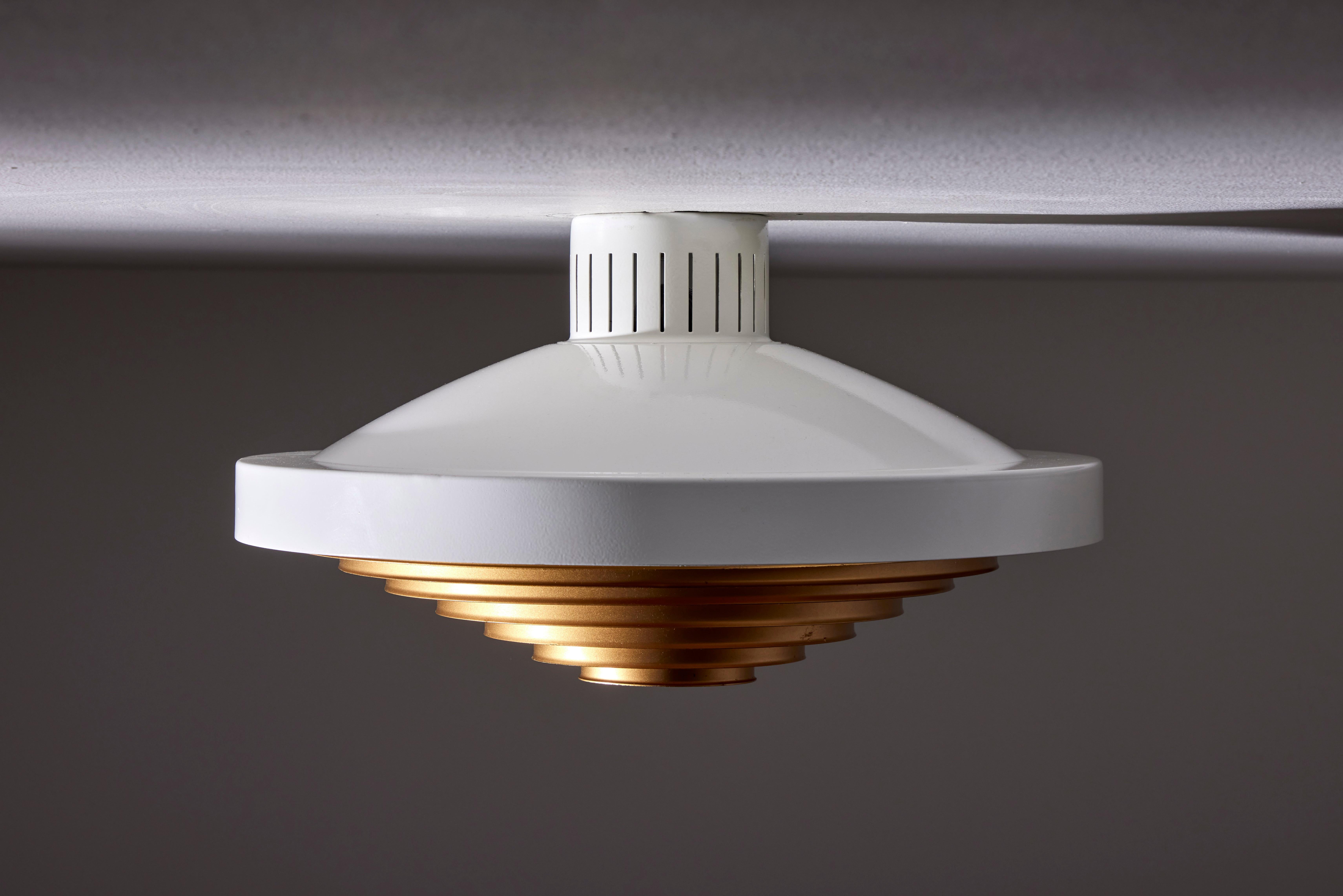 Two Model 5560/Z200 Flush Mount Ceiling Lights by Lisa Johansson-Pape for Orno 1