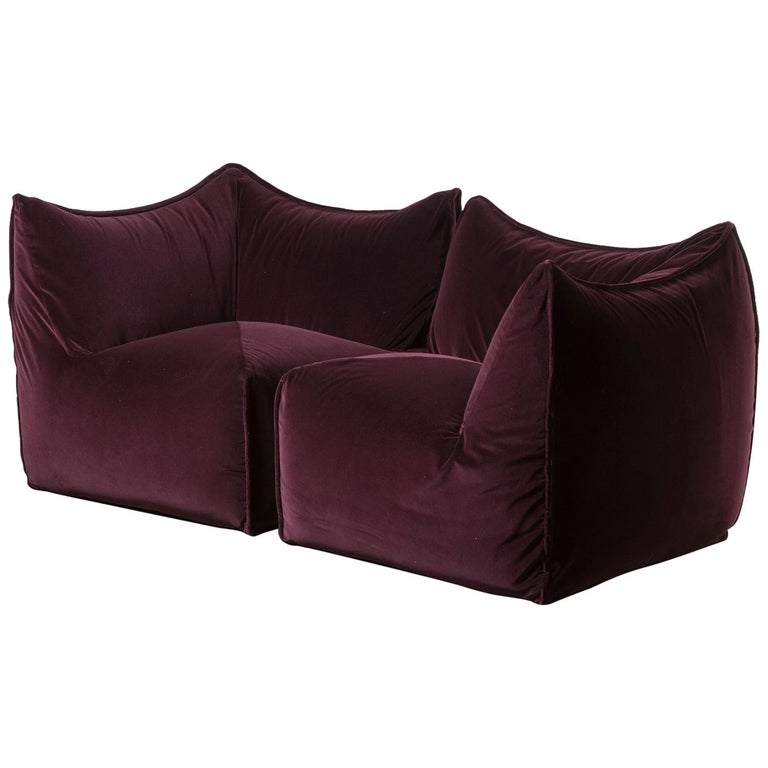 Pair of Mario Bellini Le Bambole modular elements, ca. 1972, offered by Nilufar Gallery