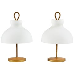 Two Model Lta3 "Arenzano" Table Lamps by Ignazio Gardella for Azucena