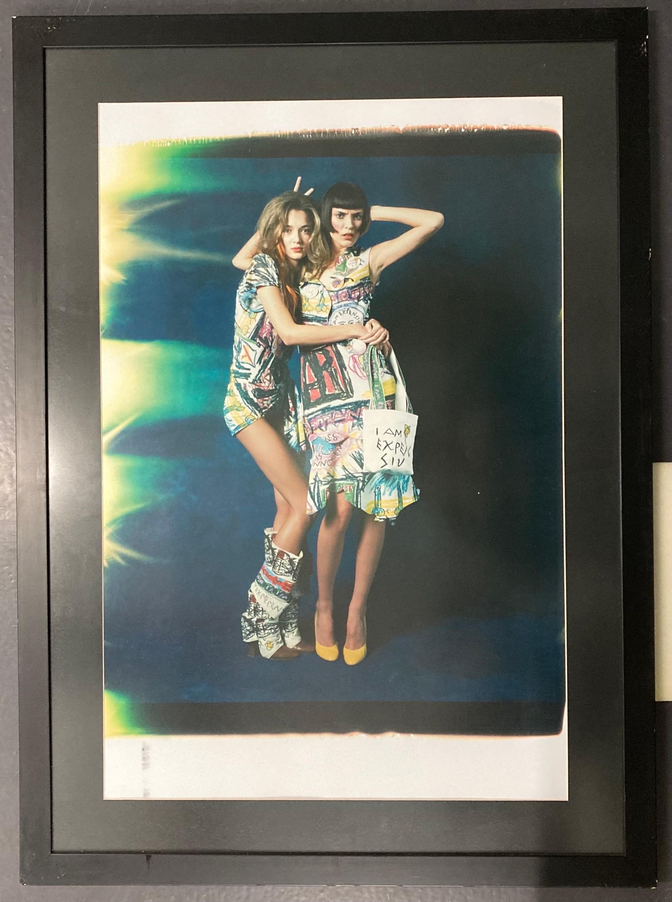 An original one-off large format Polaroid photograph for the Vivienne Westwood Active Resistance limited edition book produced by Opus. By photographer Zenon Texeira.

Large-format polaroids are extremely rare and unique and as the name suggests,