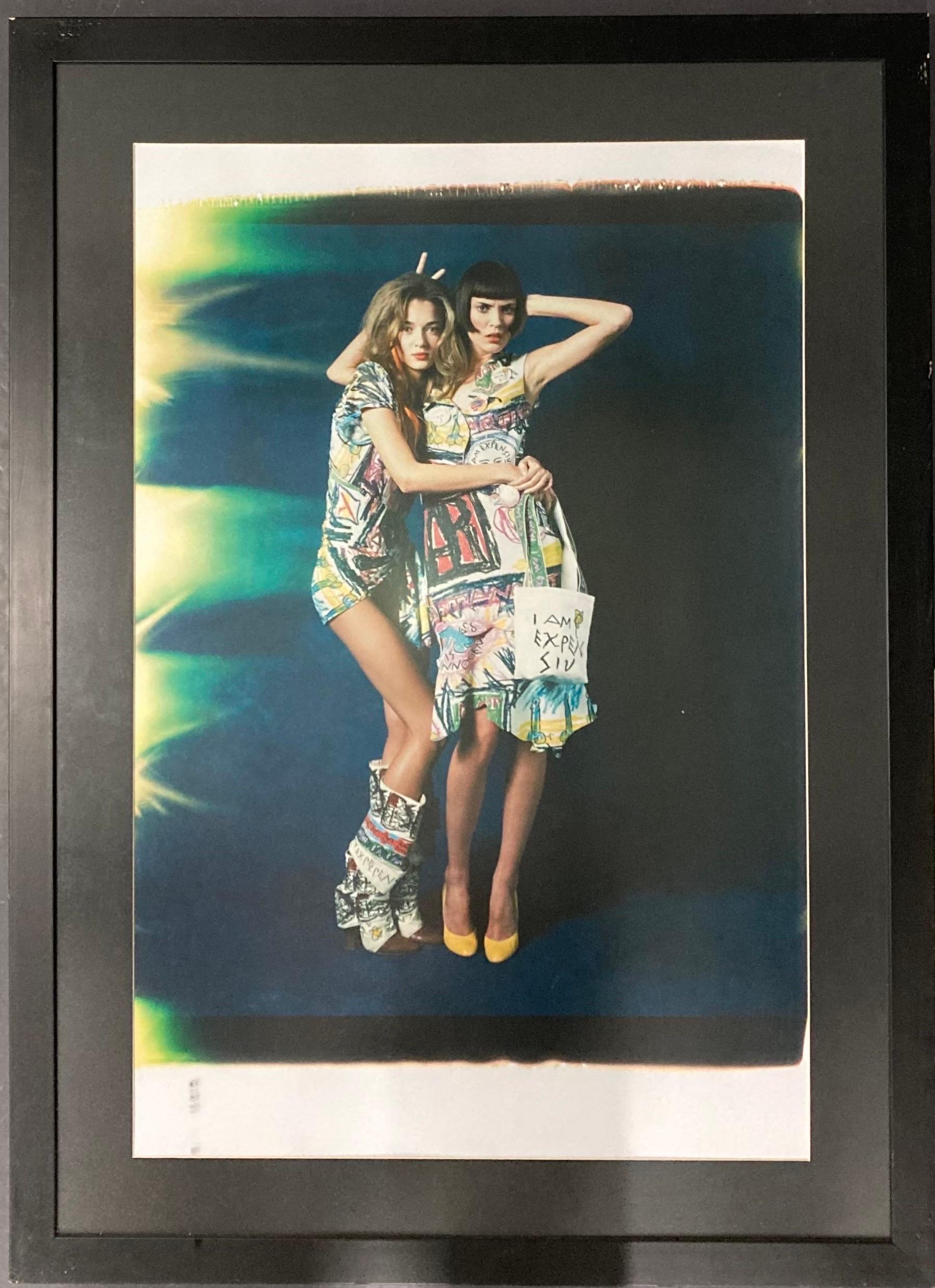 Two Models for Vivienne Westwood Large Format Polaroid Photo, 2008 For Sale