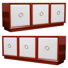 Two Modern T.H. Robsjohn-Gibbings for Widdicomb Credenzas