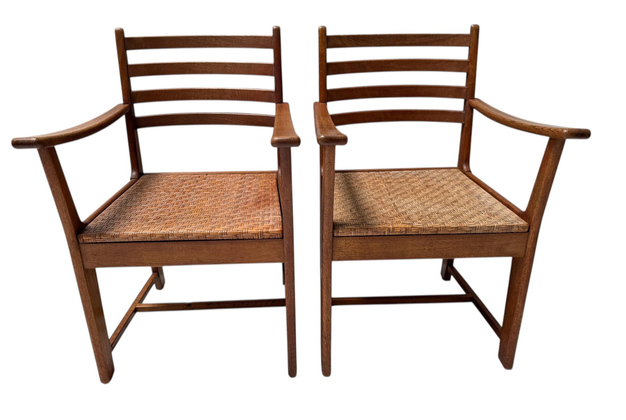 Two Modernist Art Deco Armchairs by Bas van Pelt for My Home, 1930s (Mitte des 20. Jahrhunderts) im Angebot