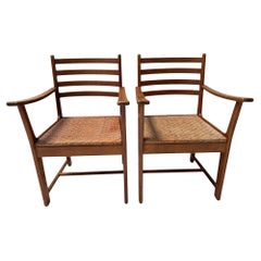 Two Modernist Art Deco Armchairs by Bas van Pelt for My Home, 1930s