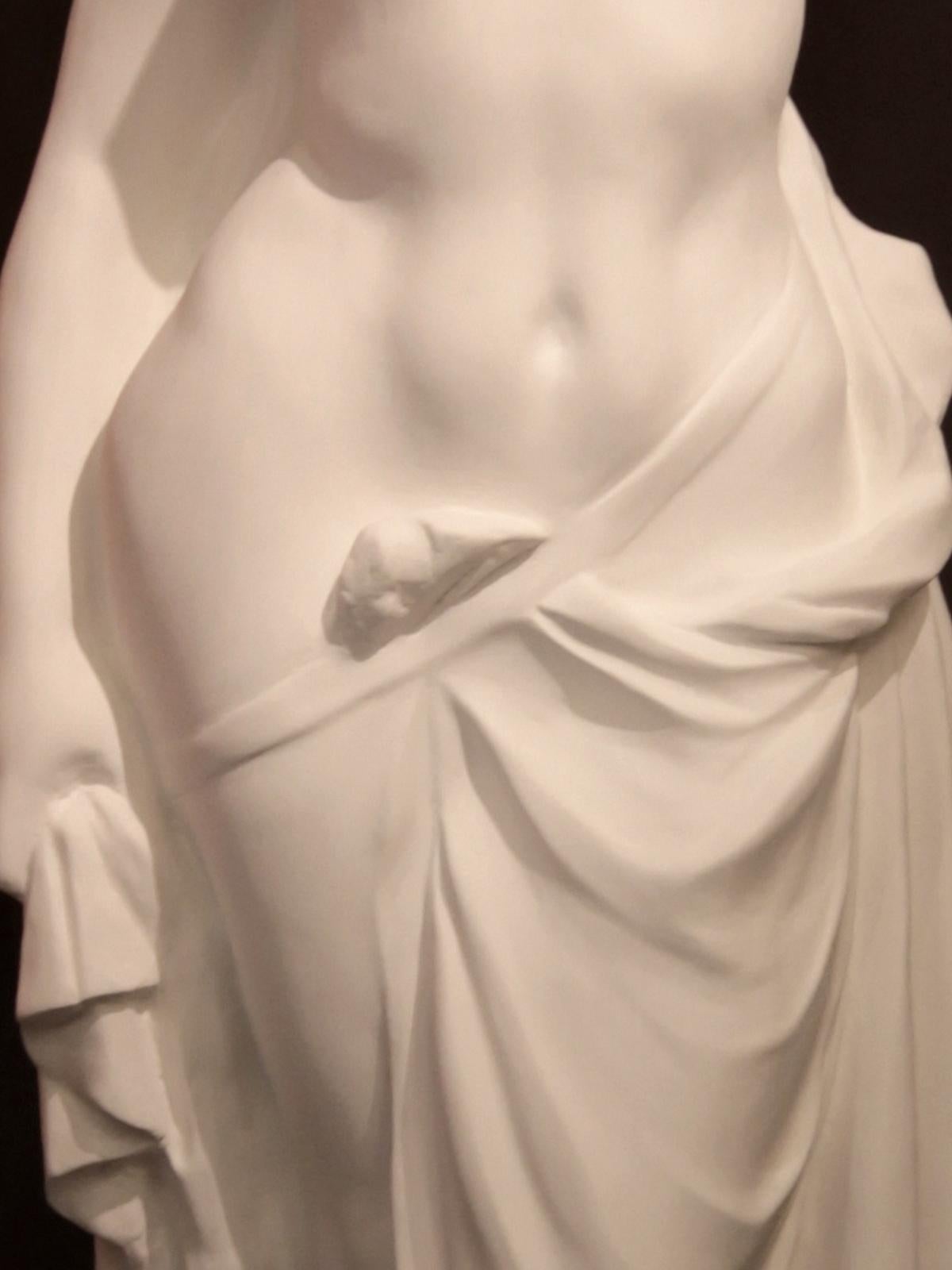 Two Monumental Nymphes  in Plaster, France, circa 1940 In Good Condition In Paris, FR