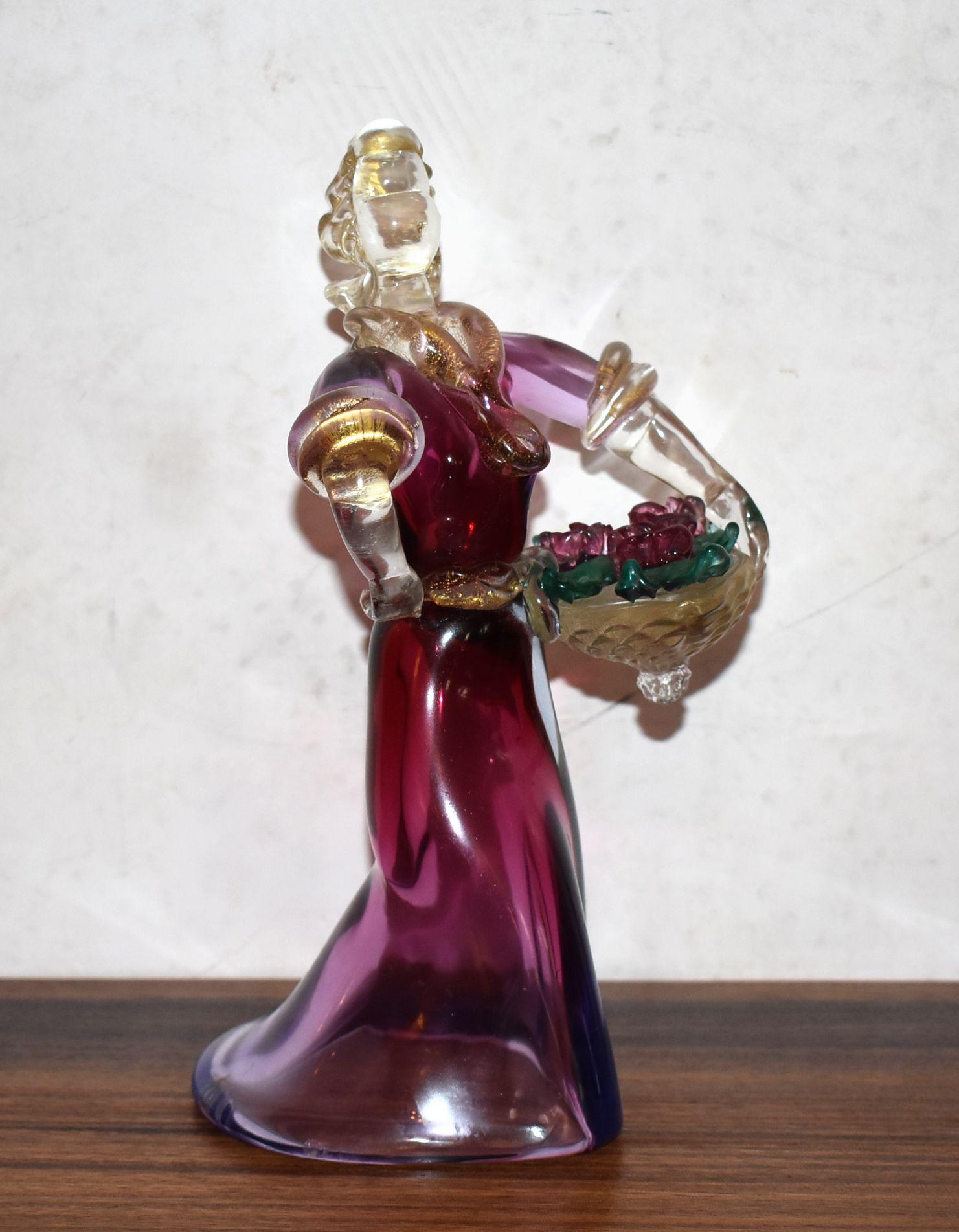 Two art glass Murano figurines

Dimension:
H 11.5