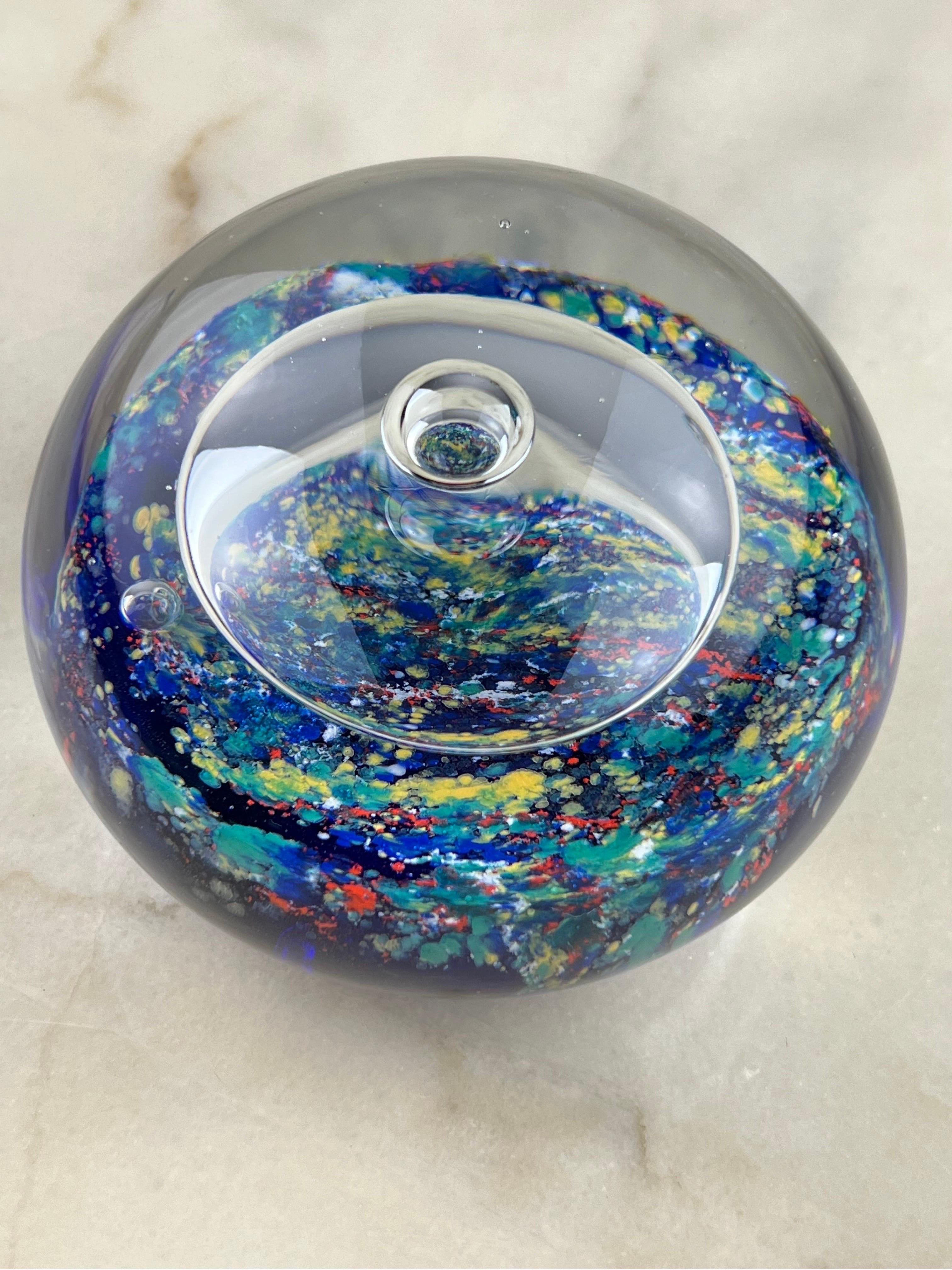 Two Murano Glass Paperweights, Italy, 1970s For Sale 1