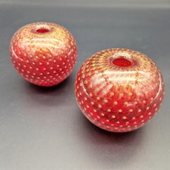 Two Murano glass vases by Barovier & Toso. Italy 1950 - 1959