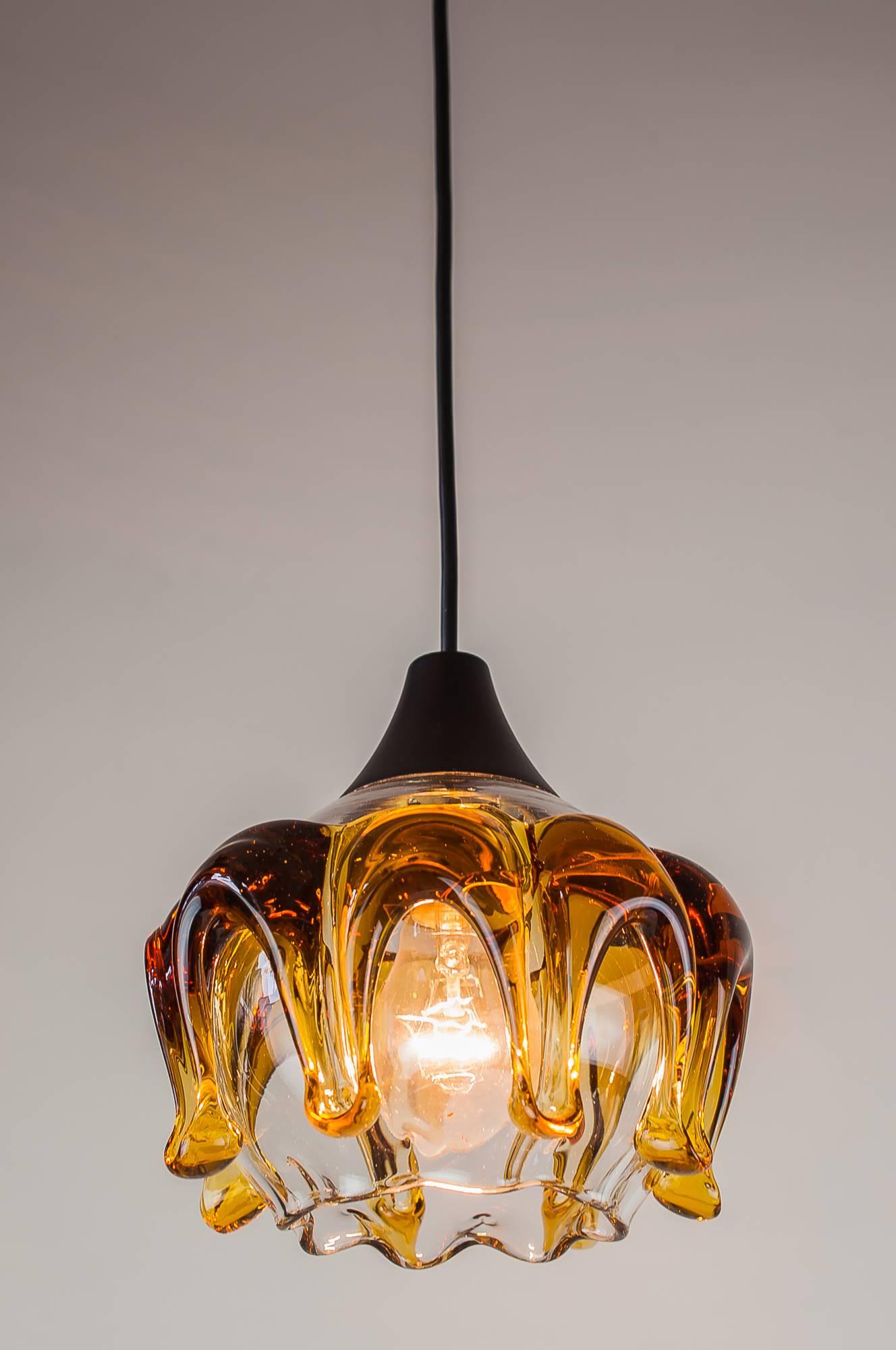 Murano-Hängeleuchten, ca. 1970er Jahre im Zustand „Gut“ im Angebot in Wien, AT