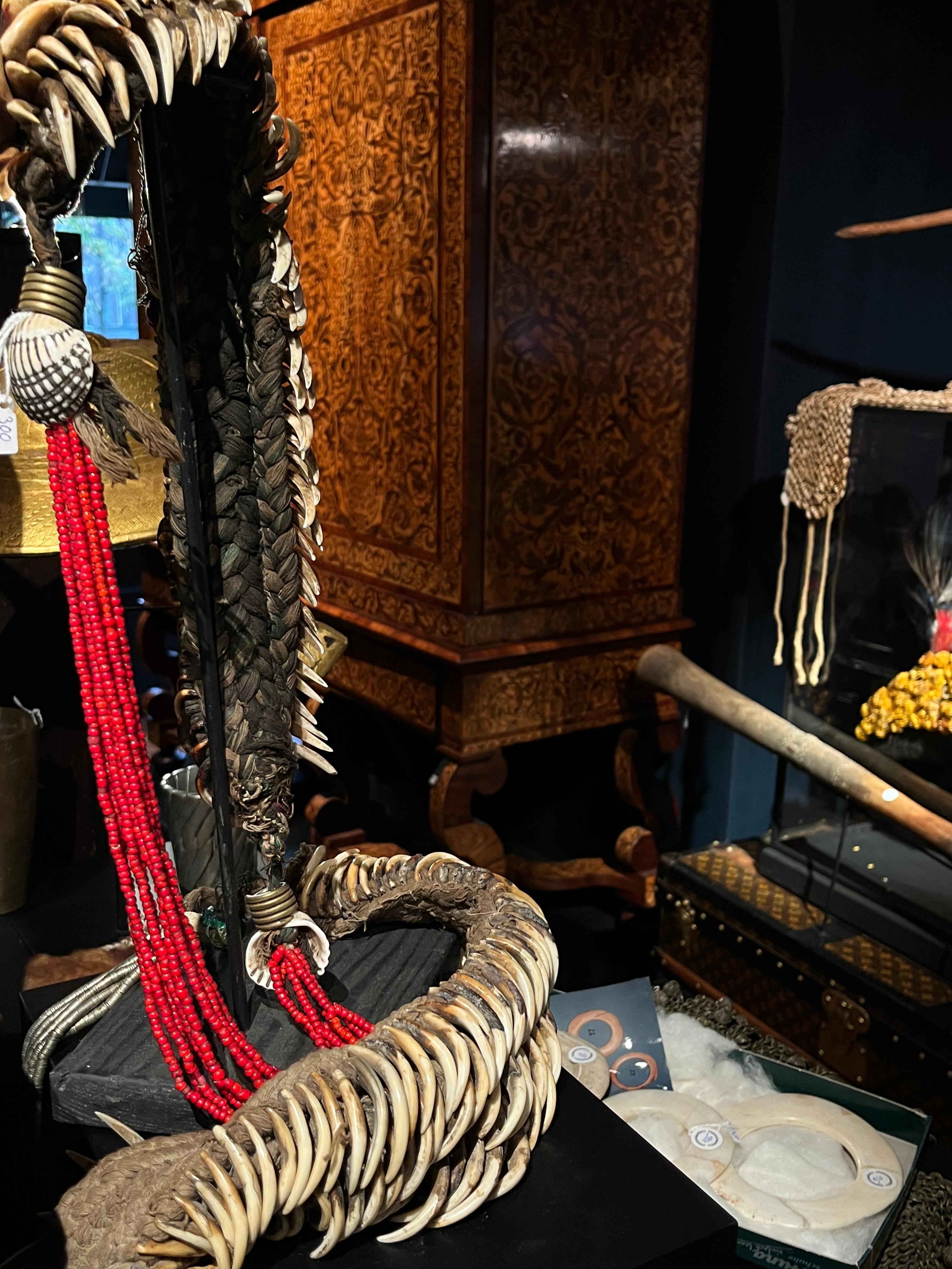 Beaded Two Naga hunting trophy chains For Sale