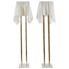 Two "Nefer" Floor Lamps by Kazuhide Takahama for Sirrah