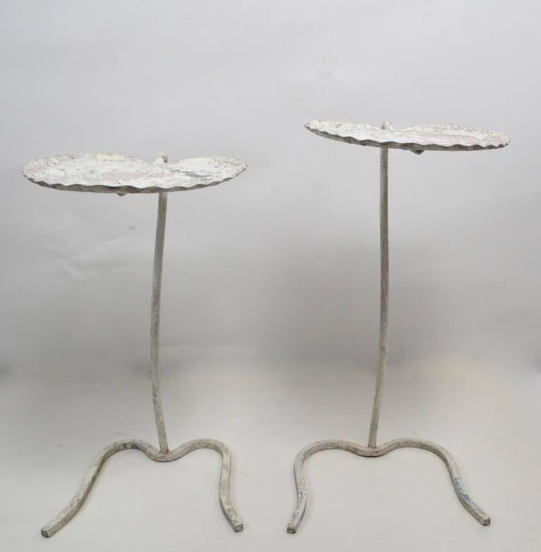 Two Nesting Lilly Pad Nesting Tables by Salterini 1