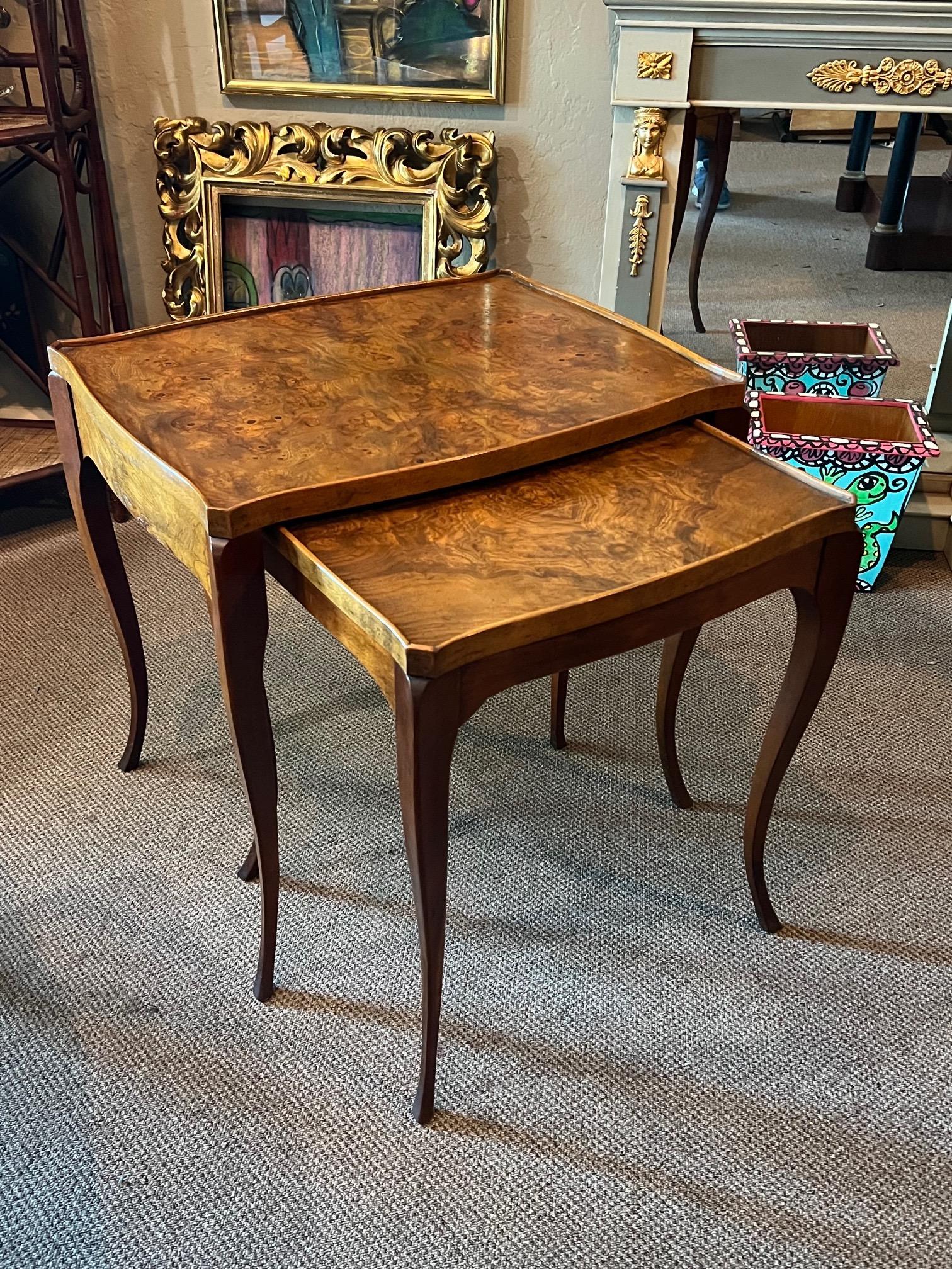 Mid-20th Century Two Nesting Tables by Baker Furniture For Sale