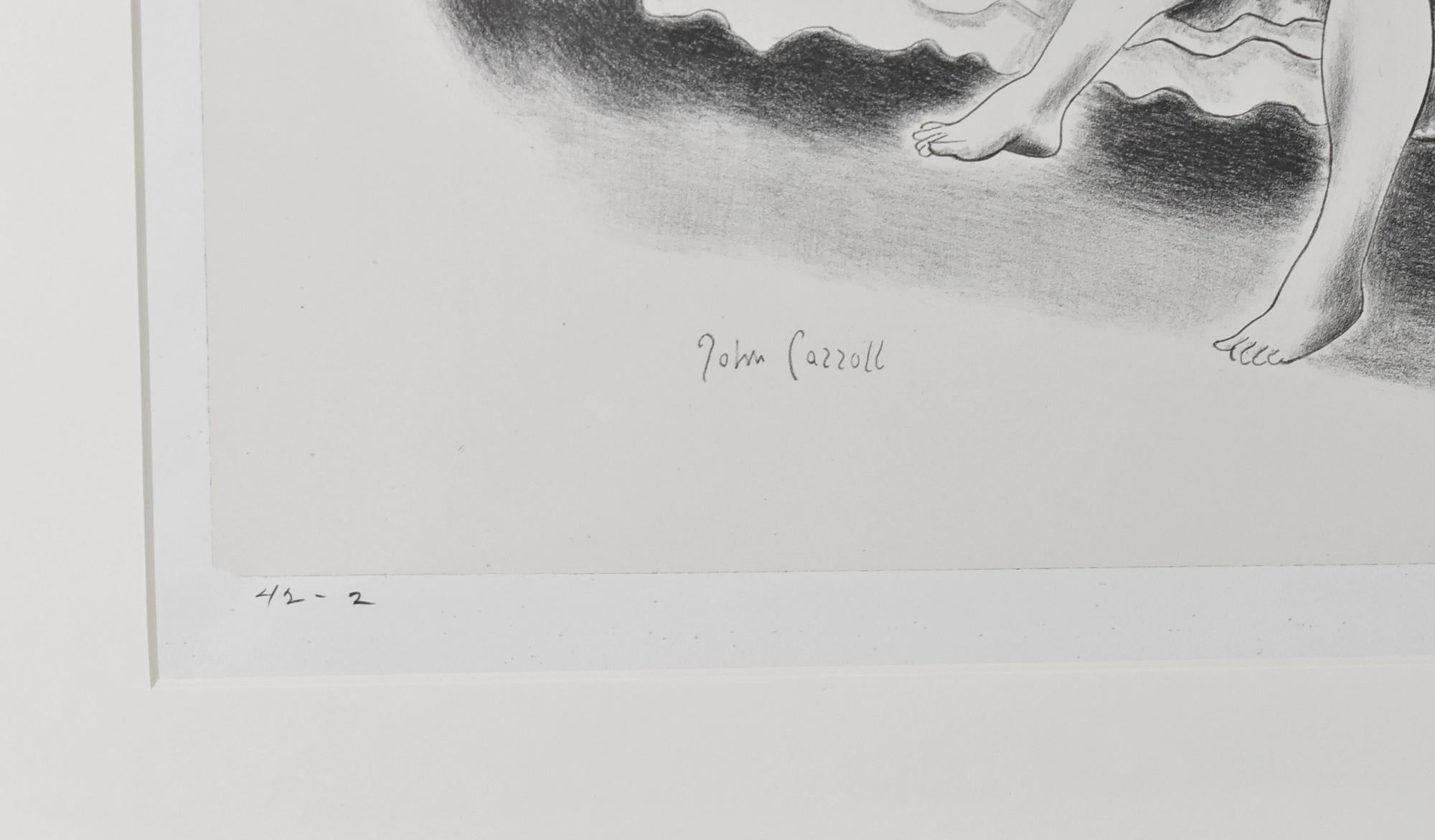 „“Zwei Akte“ Signiert von John Carroll (20. Jahrhundert) im Angebot