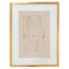 « Two Nudes », eau-forte de Solomon par Salvador Dali, édition d'artiste