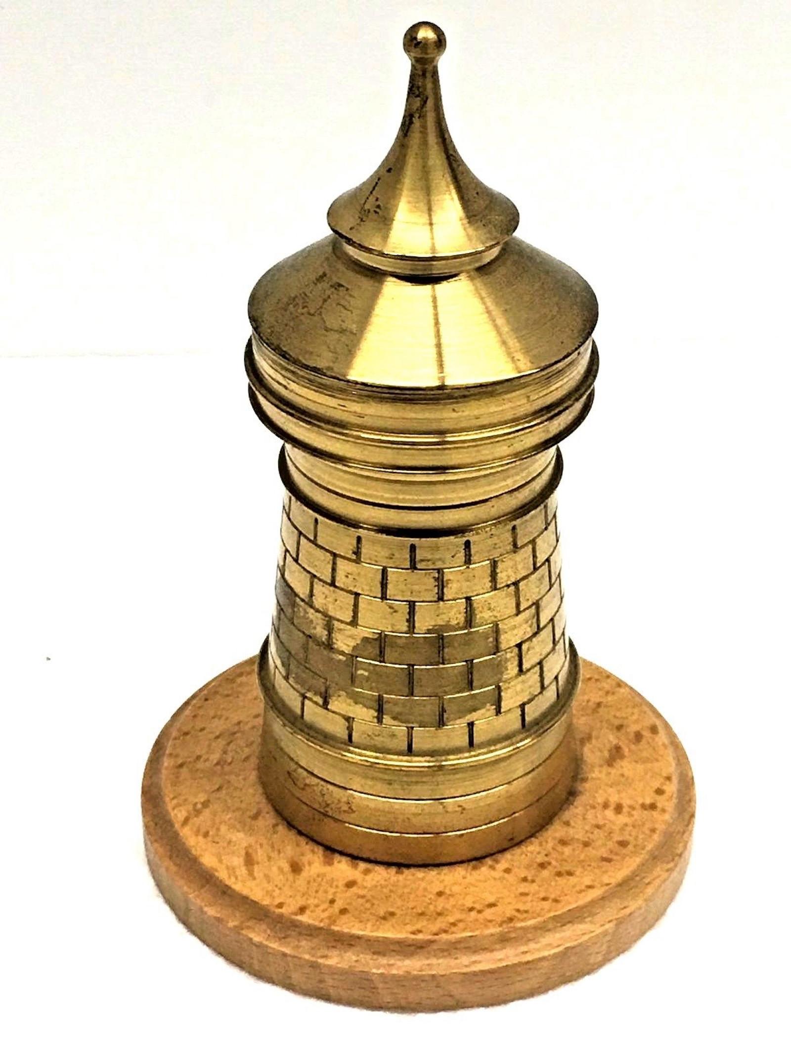 Two Nuremberg City Tower 1960s Souvenir Building Architectural Model Paperweight In Good Condition For Sale In Nuernberg, DE