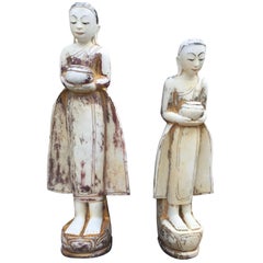 Gold Attendants from Old Mandalay Burma