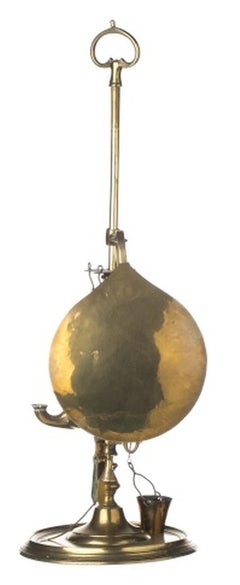 Two oil lamps - 19th century